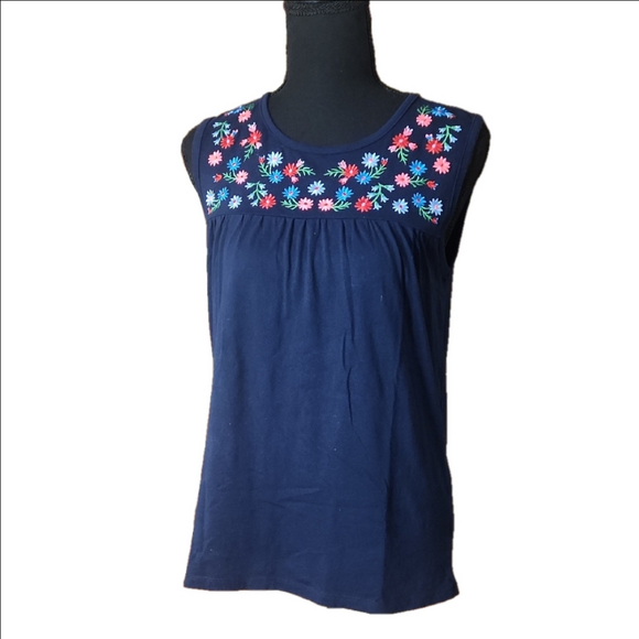 J. Crew Tops - J. Crew Floral Embroidered Top  size XS